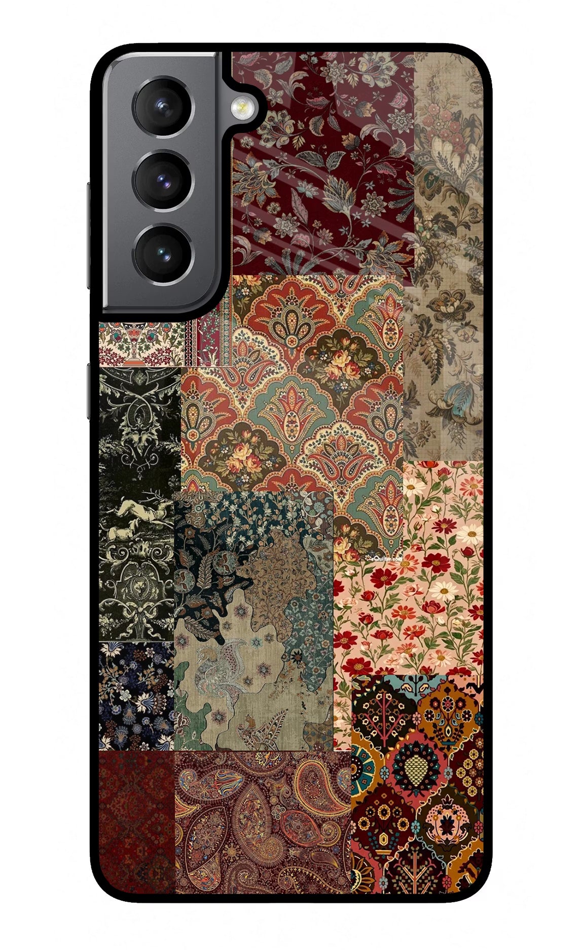 Desi Print Samsung S21 Glass Case