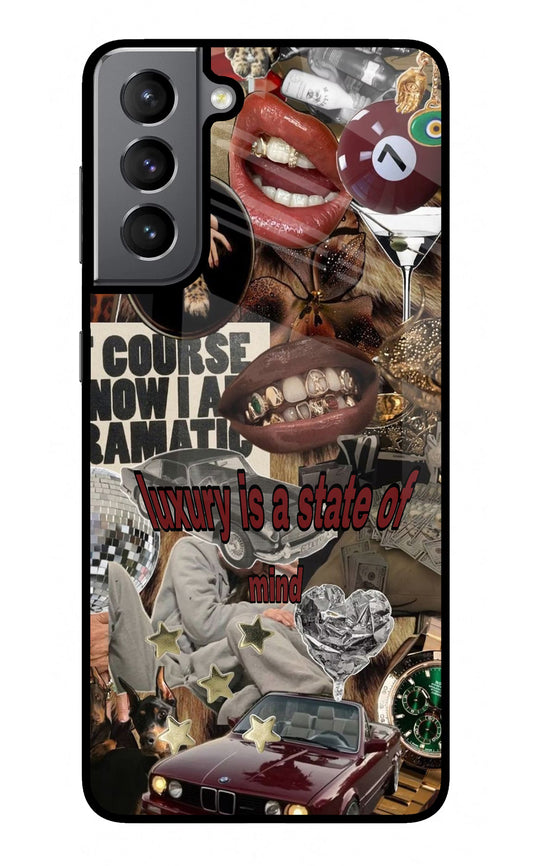 Luxury Samsung S21 Glass Case