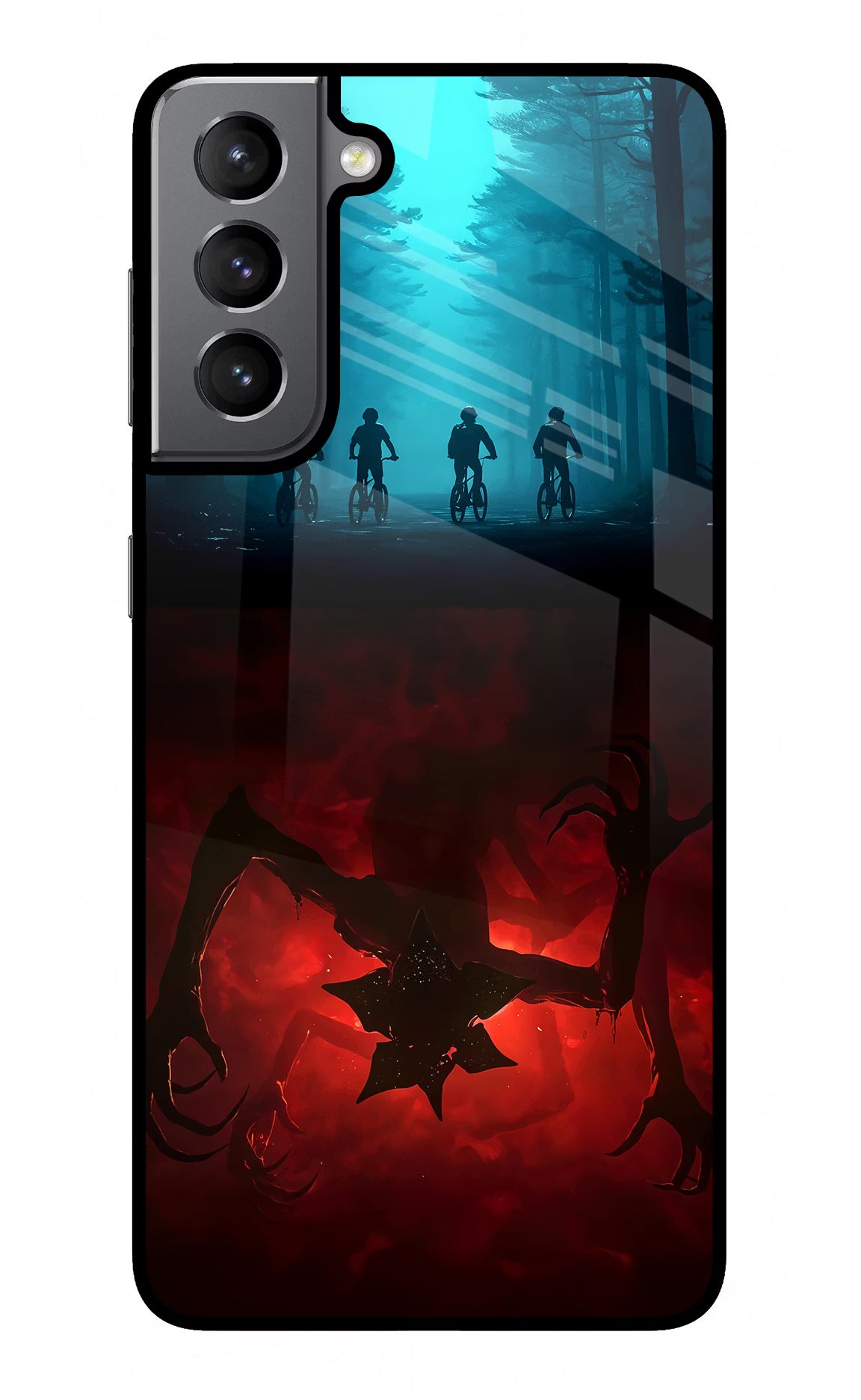 Ordinary Things Downside Up Samsung S21 Glass Case Back Cover by Casekaro