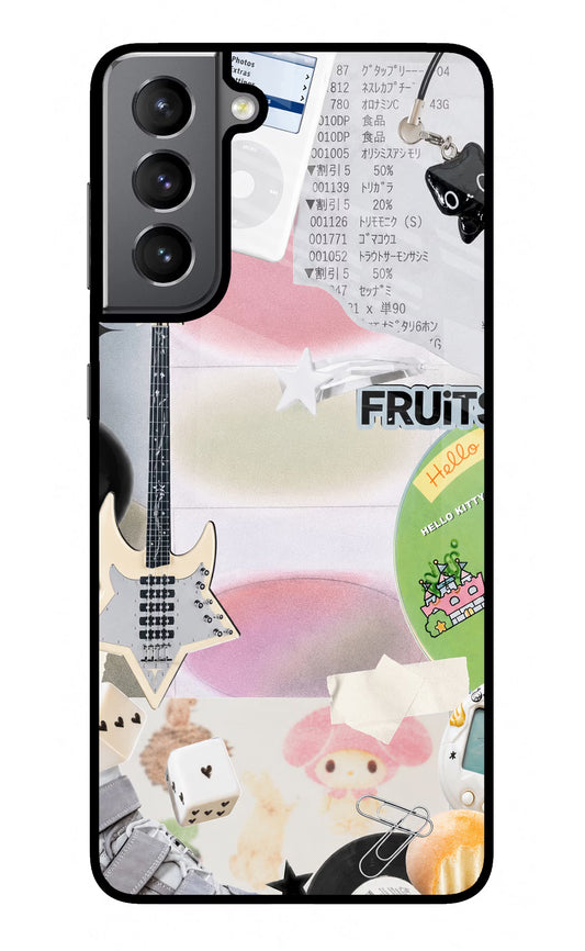 Softcore case Samsung S21 Glass Case