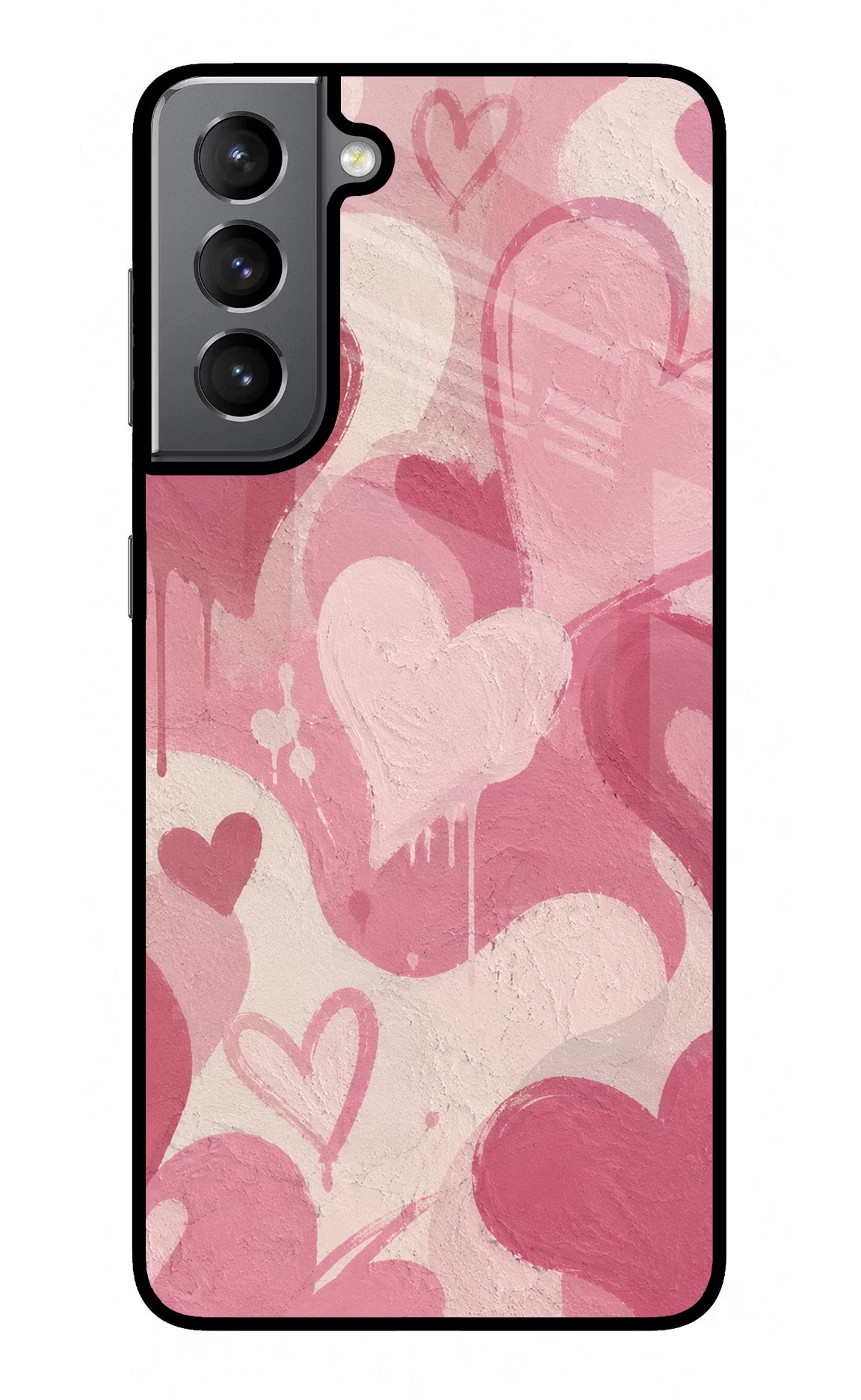 Hearty case Samsung S21 Glass Case