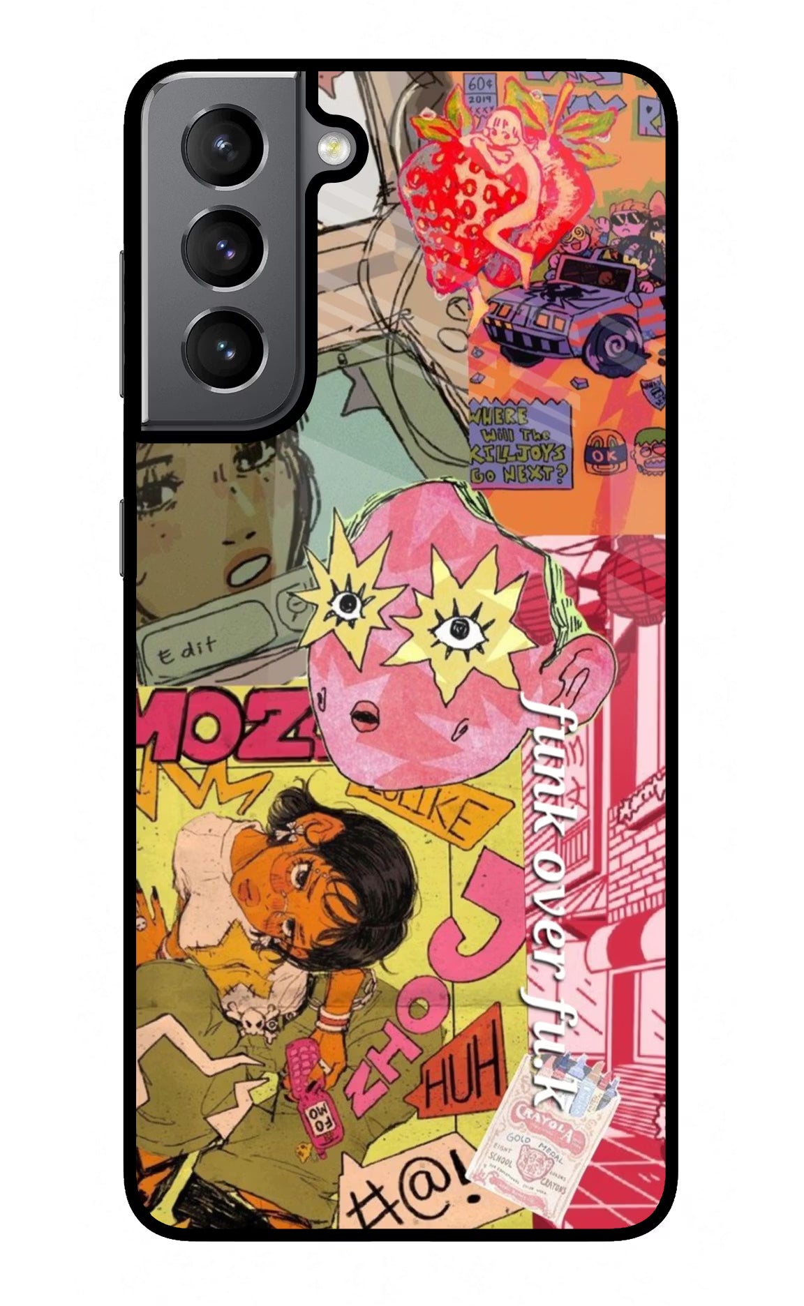 Funkover Samsung S21 Glass Case