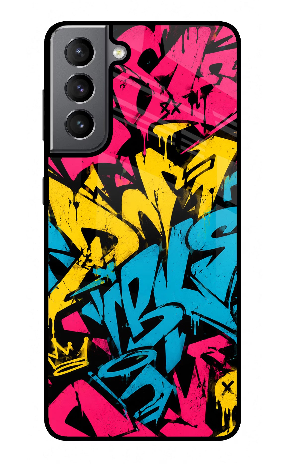 Graffiti Vibe Samsung S21 Glass Case