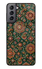 Green Pataka Samsung S21 Glass Case
