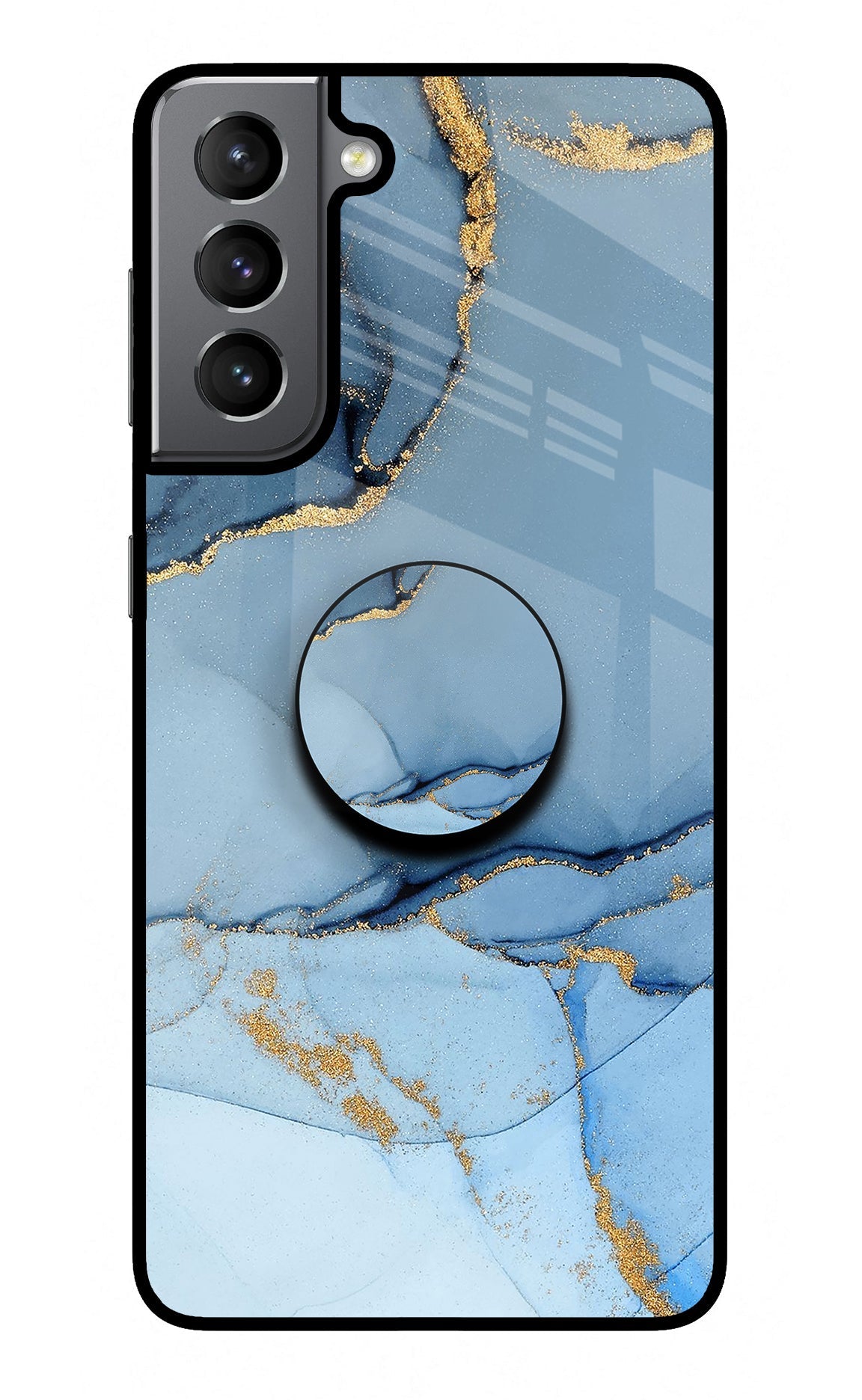 Blue Marble Samsung S21 Glass Case