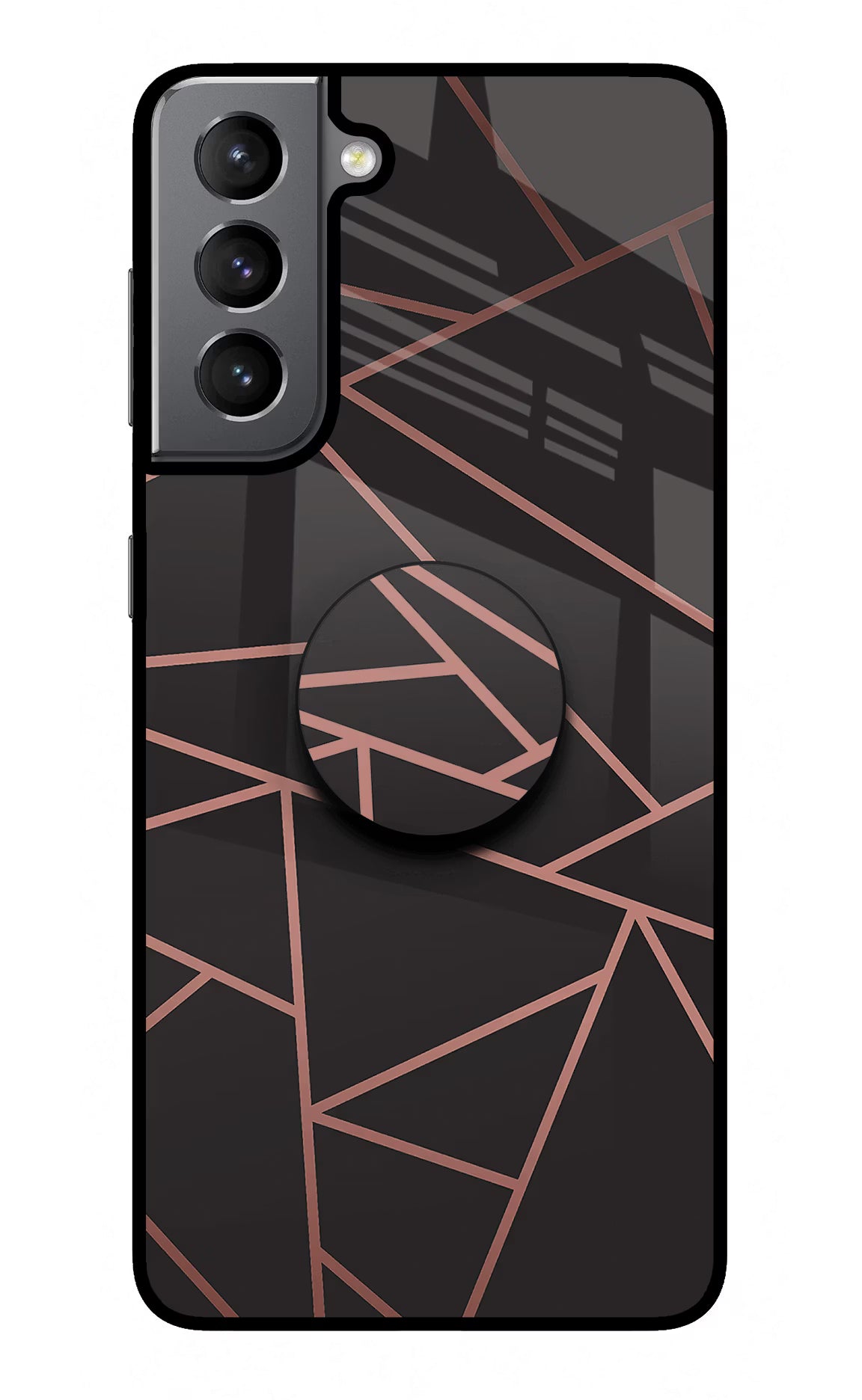 Geometric Pattern Samsung S21 Glass Case