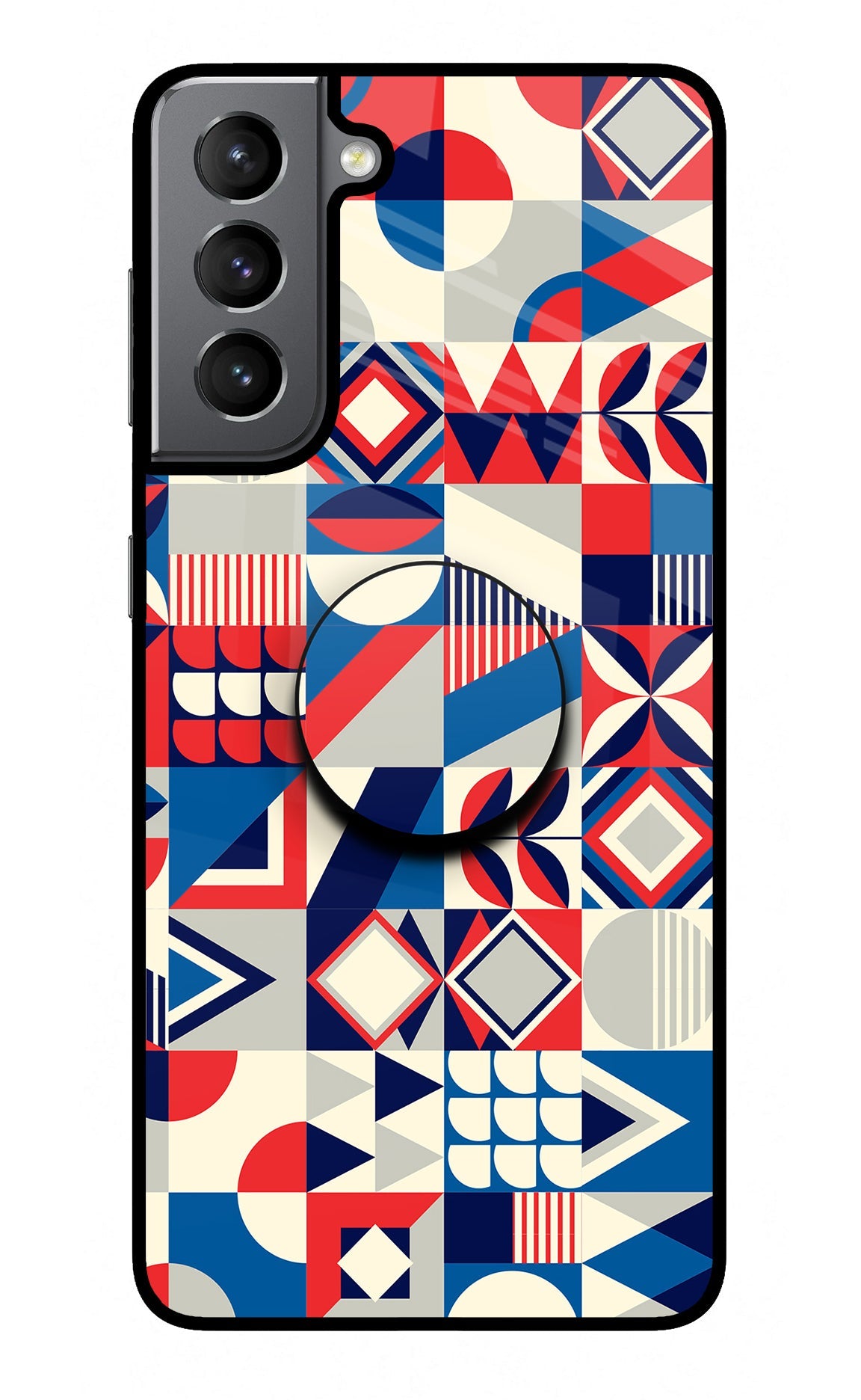 Colorful Pattern Samsung S21 Glass Case