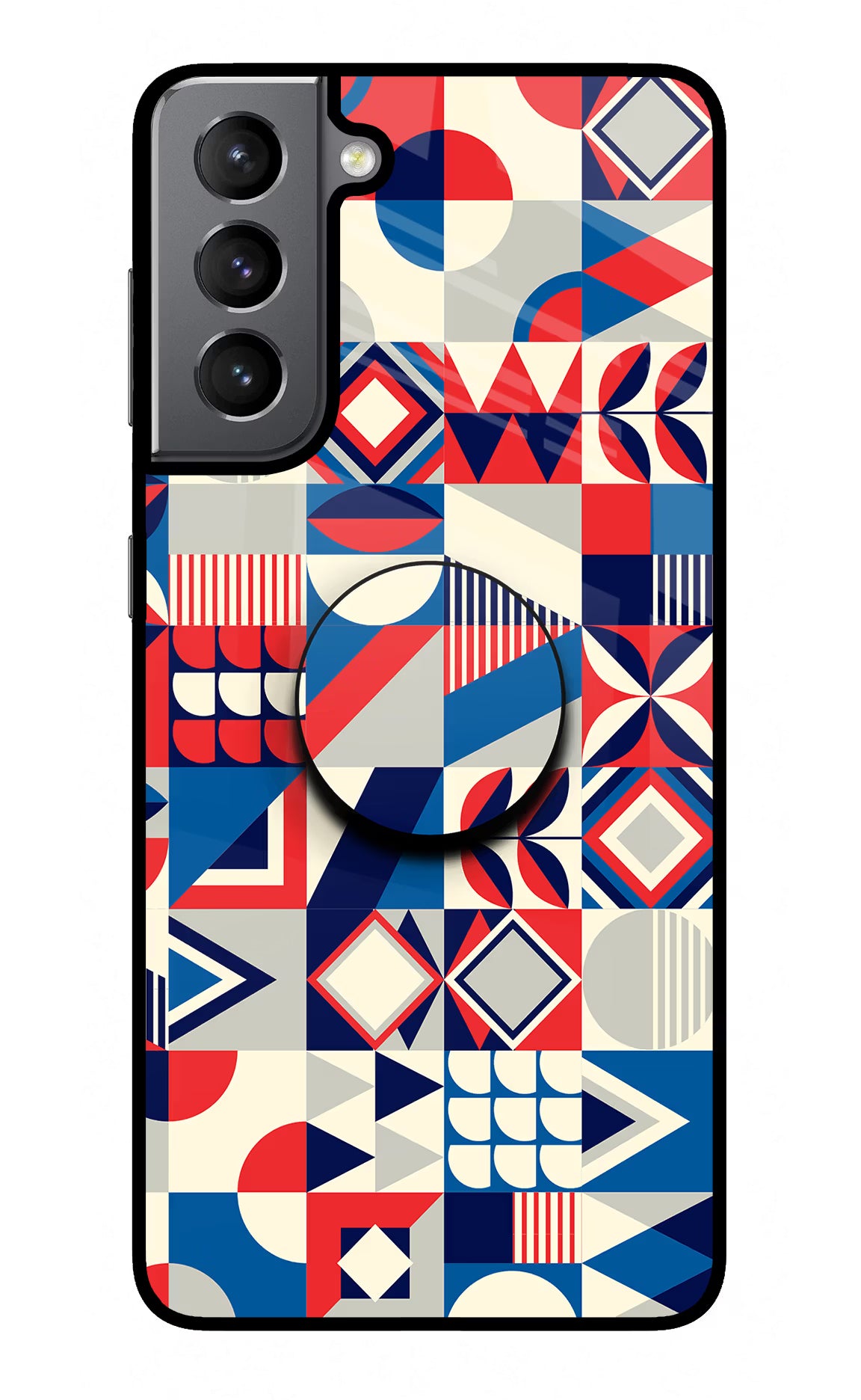 Colorful Pattern Samsung S21 Glass Case