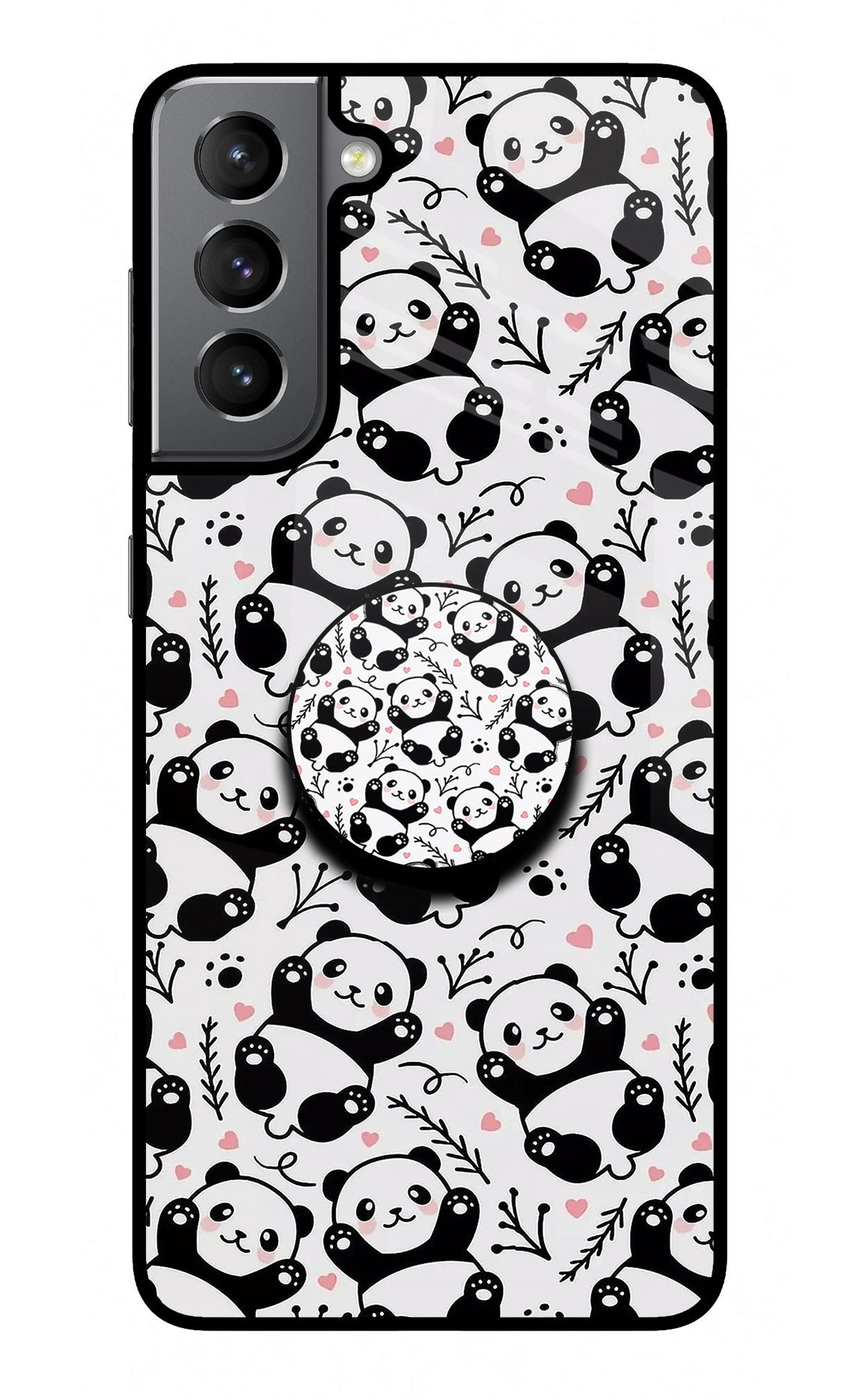 Cute Panda Samsung S21 Pop Case