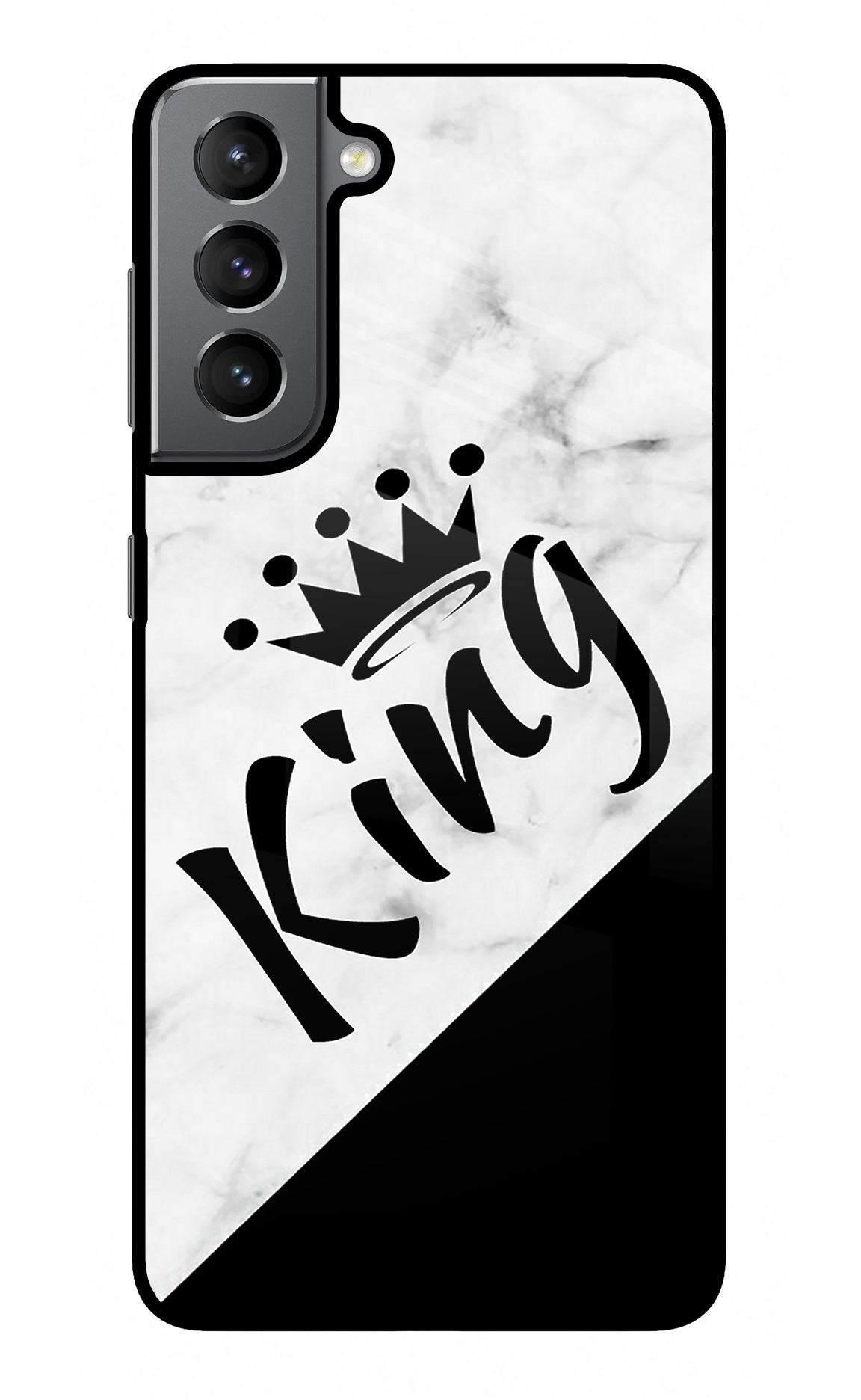 King Samsung S21 Plus Glass Case