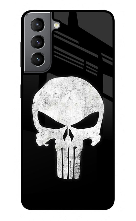 Punisher Skull Samsung S21 Plus Glass Case