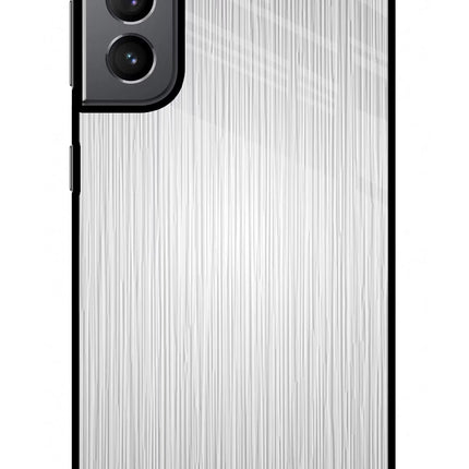 Wooden Grey Texture Samsung S21 Plus Glass Case Back Cover by Casekaro