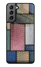 Multicolor Jeans Samsung S21 Plus Glass Case