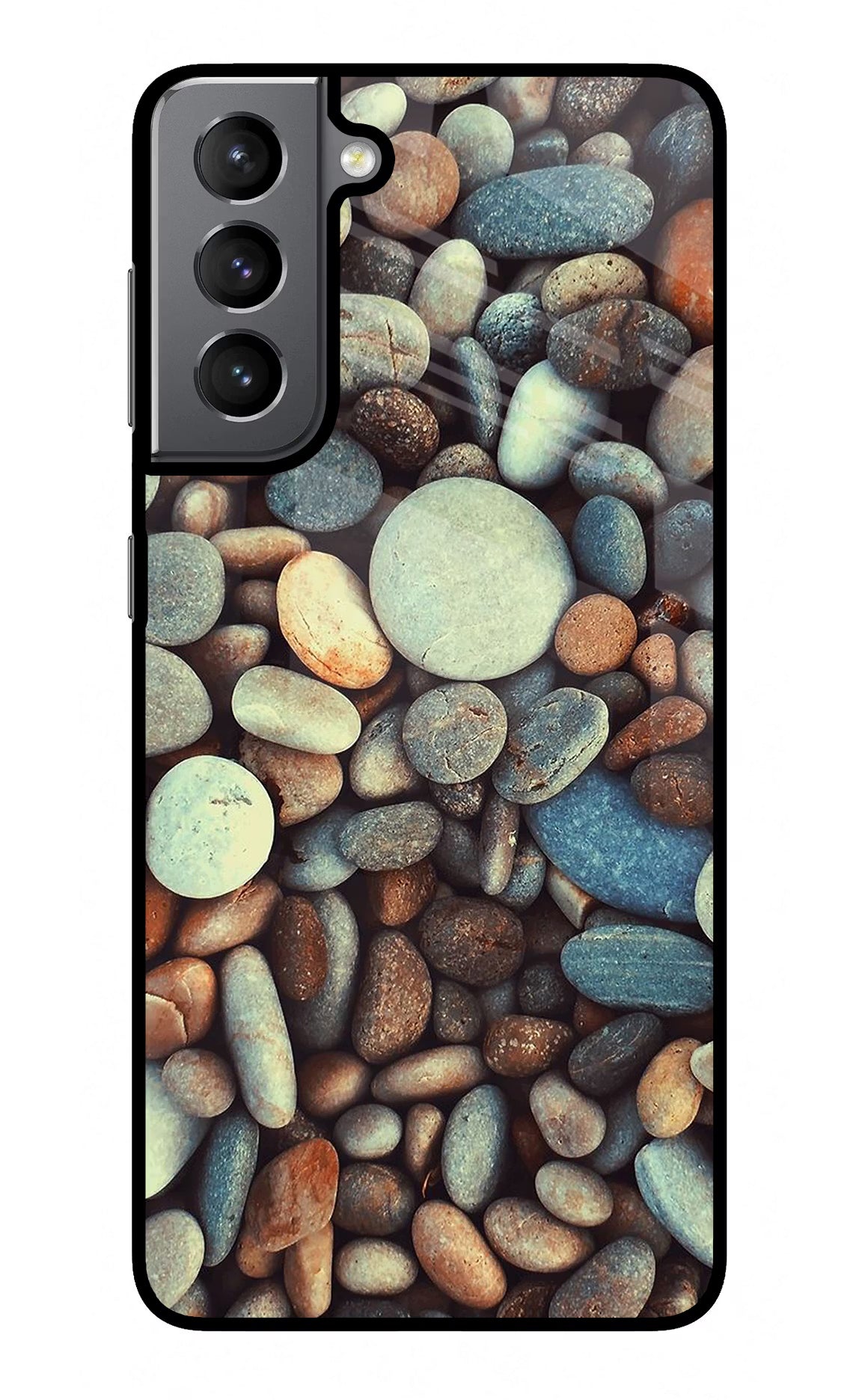 Pebble Samsung S21 Plus Glass Case Back Cover by Casekaro