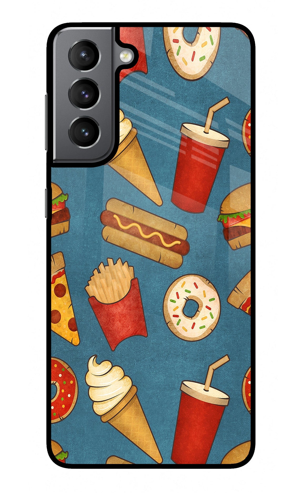 Foodie Samsung S21 Plus Glass Case