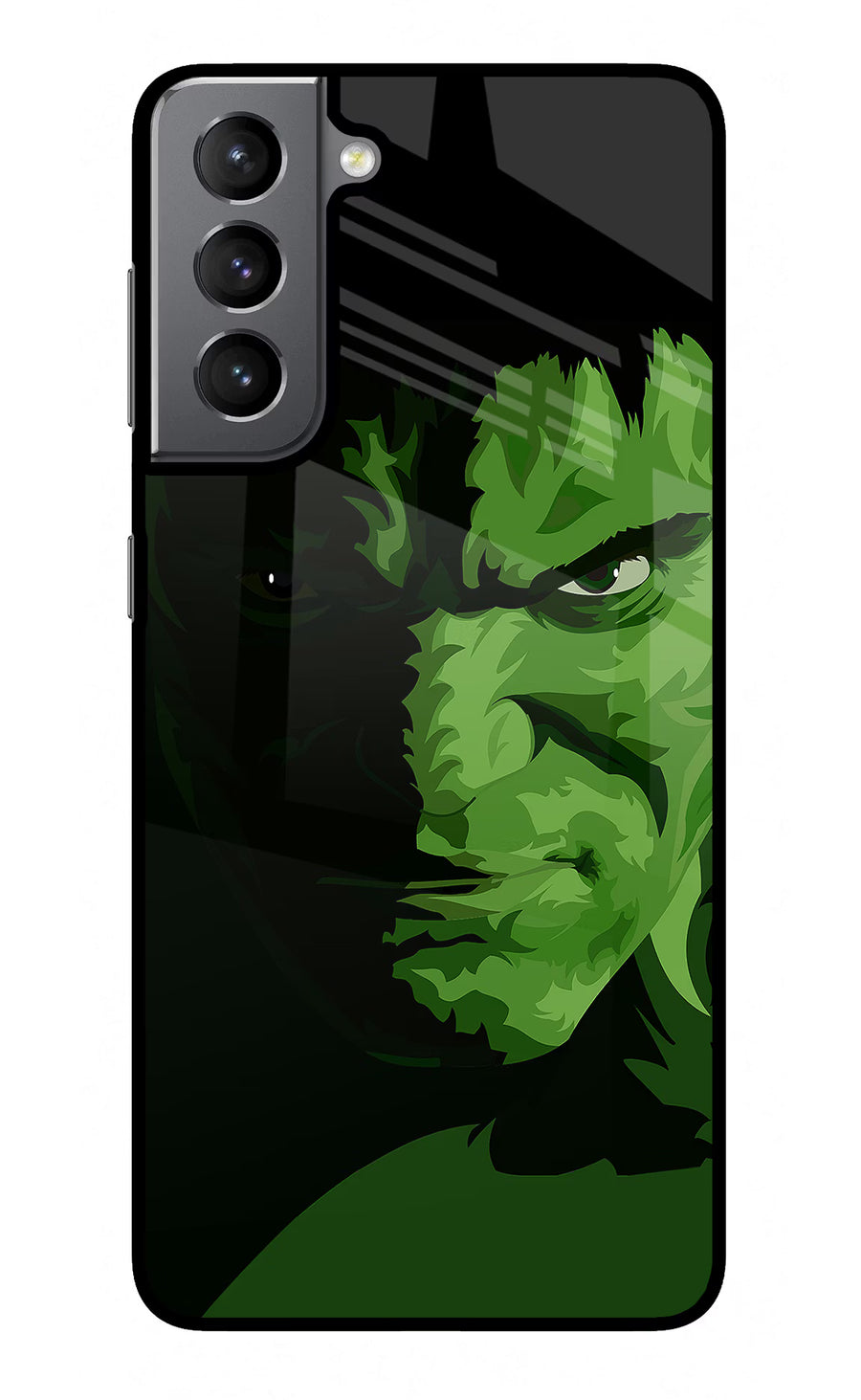 HULK Samsung S21 Plus Back Cover, Glass case