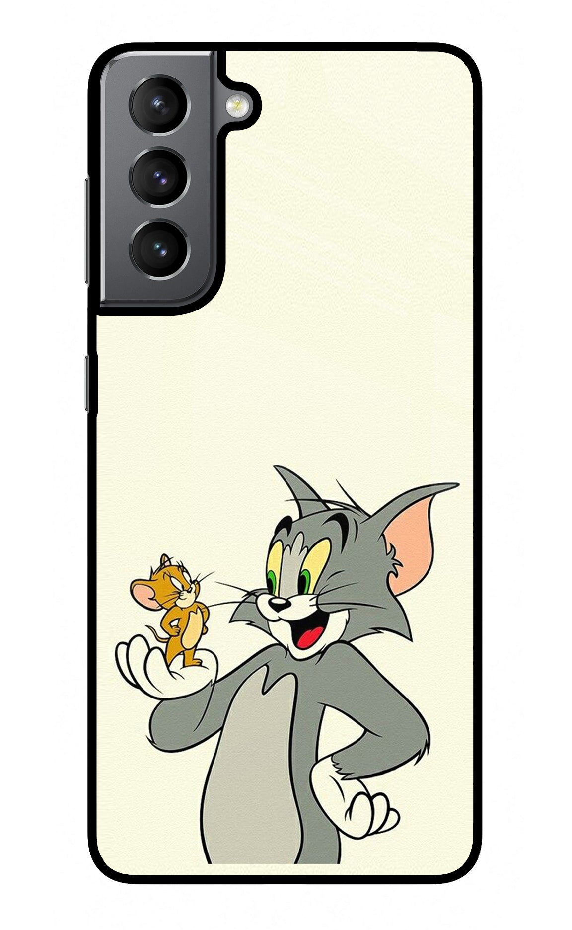 Tom & Jerry Samsung S21 Plus Glass Case