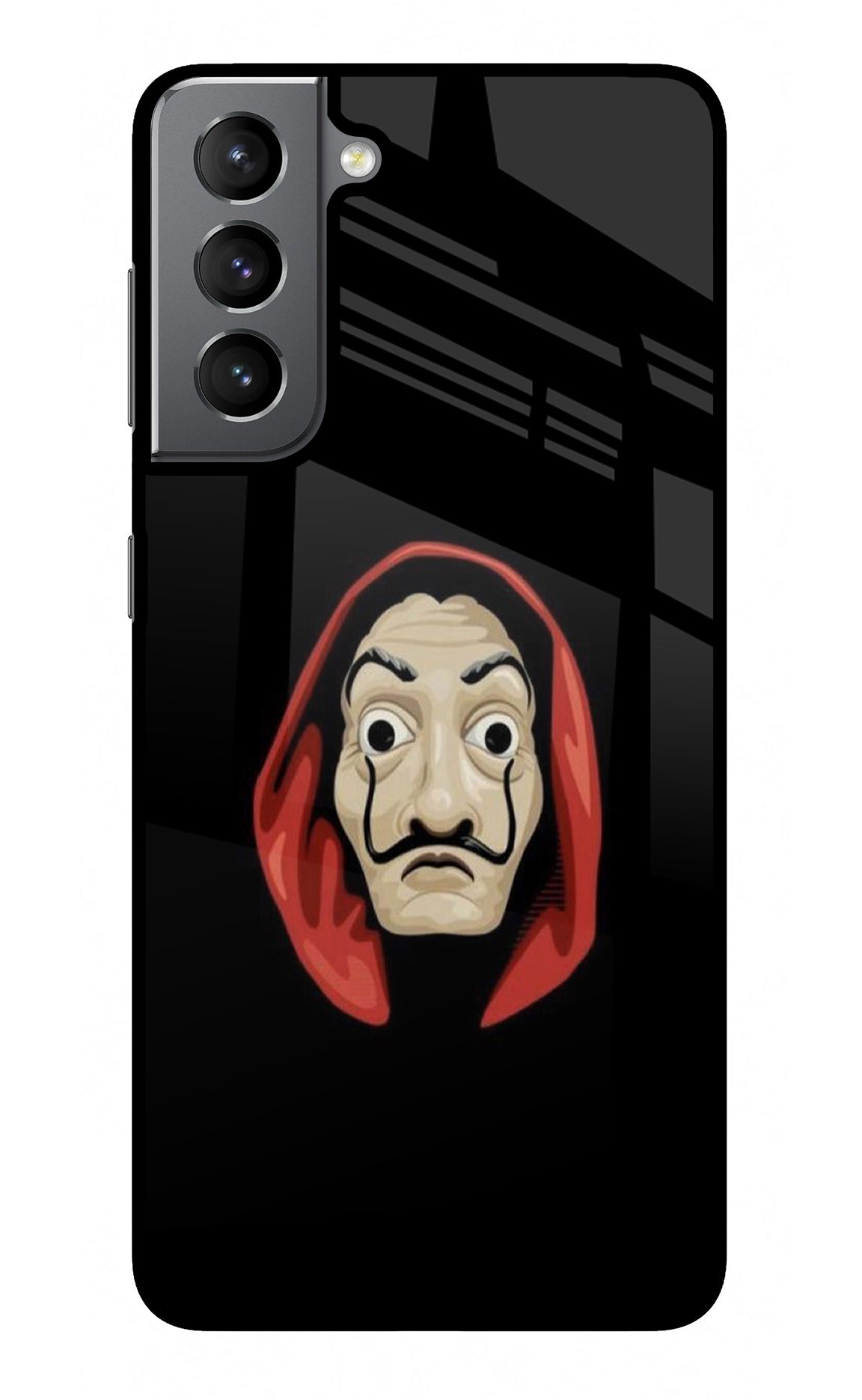 Money Heist Samsung S21 Plus Glass Case