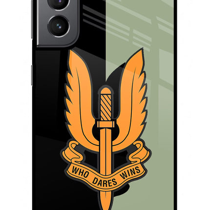 Balidan Logo Samsung S21 Plus Glass Case