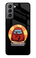 Among Us Shhh! Samsung S21 Plus Glass Case