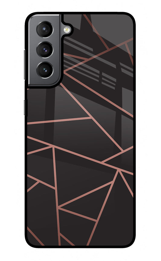 Geometric Pattern Samsung S21 Plus Glass Case