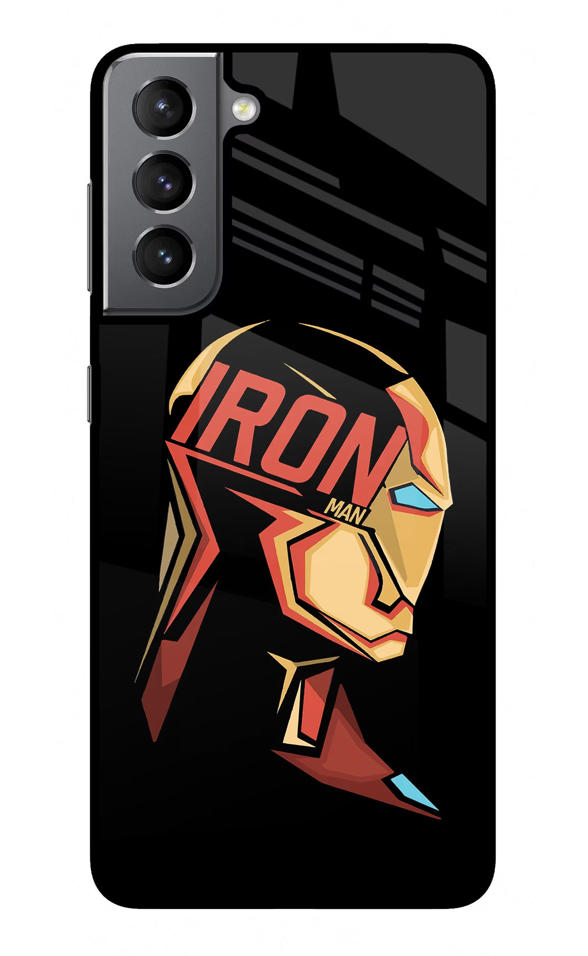 IronMan Samsung S21 Plus Glass Case Back Cover by Casekaro