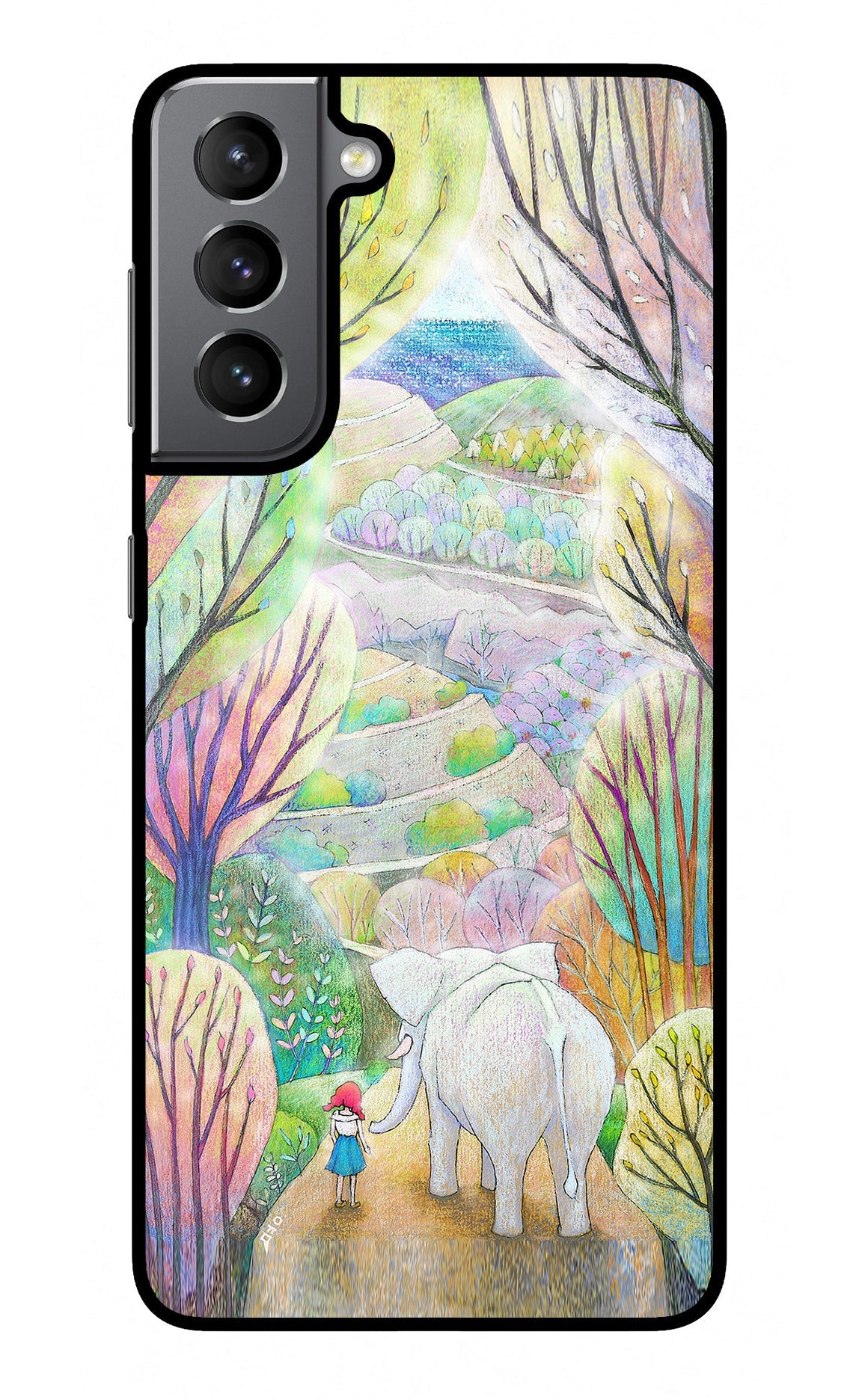 Nature Painting Samsung S21 Plus Back Cover