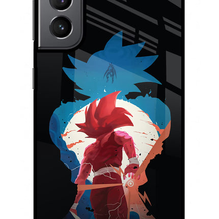 Goku Samsung S21 Plus Glass Case Back Cover by Casekaro