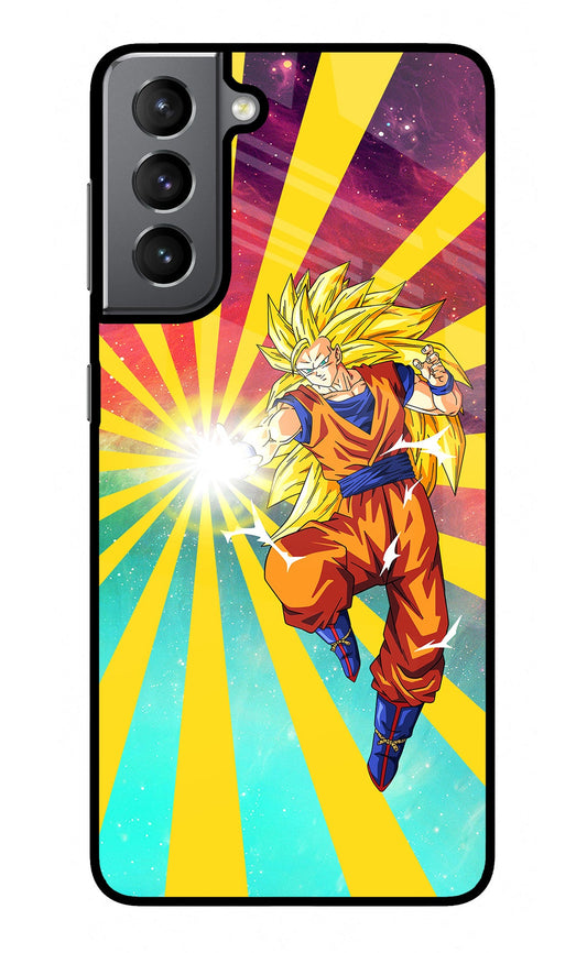 Goku Super Saiyan Samsung S21 Plus Glass Case