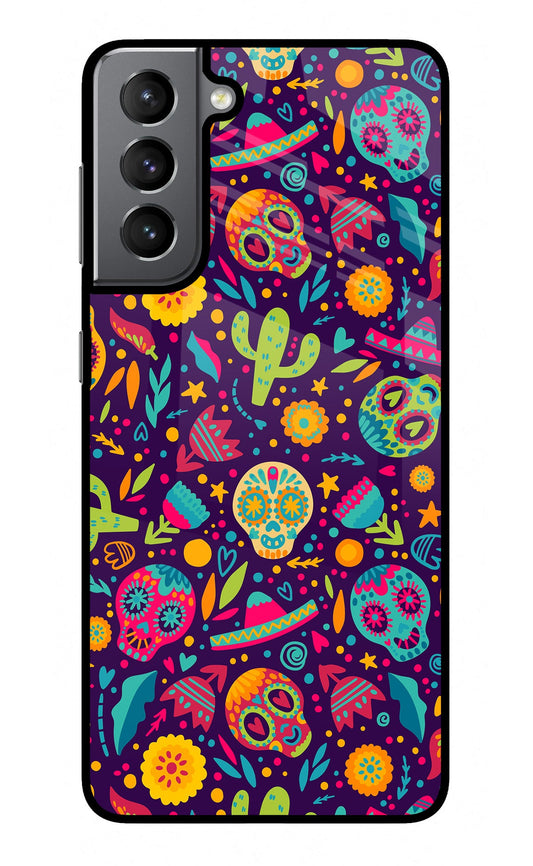 Mexican Design Samsung S21 Plus Glass Case