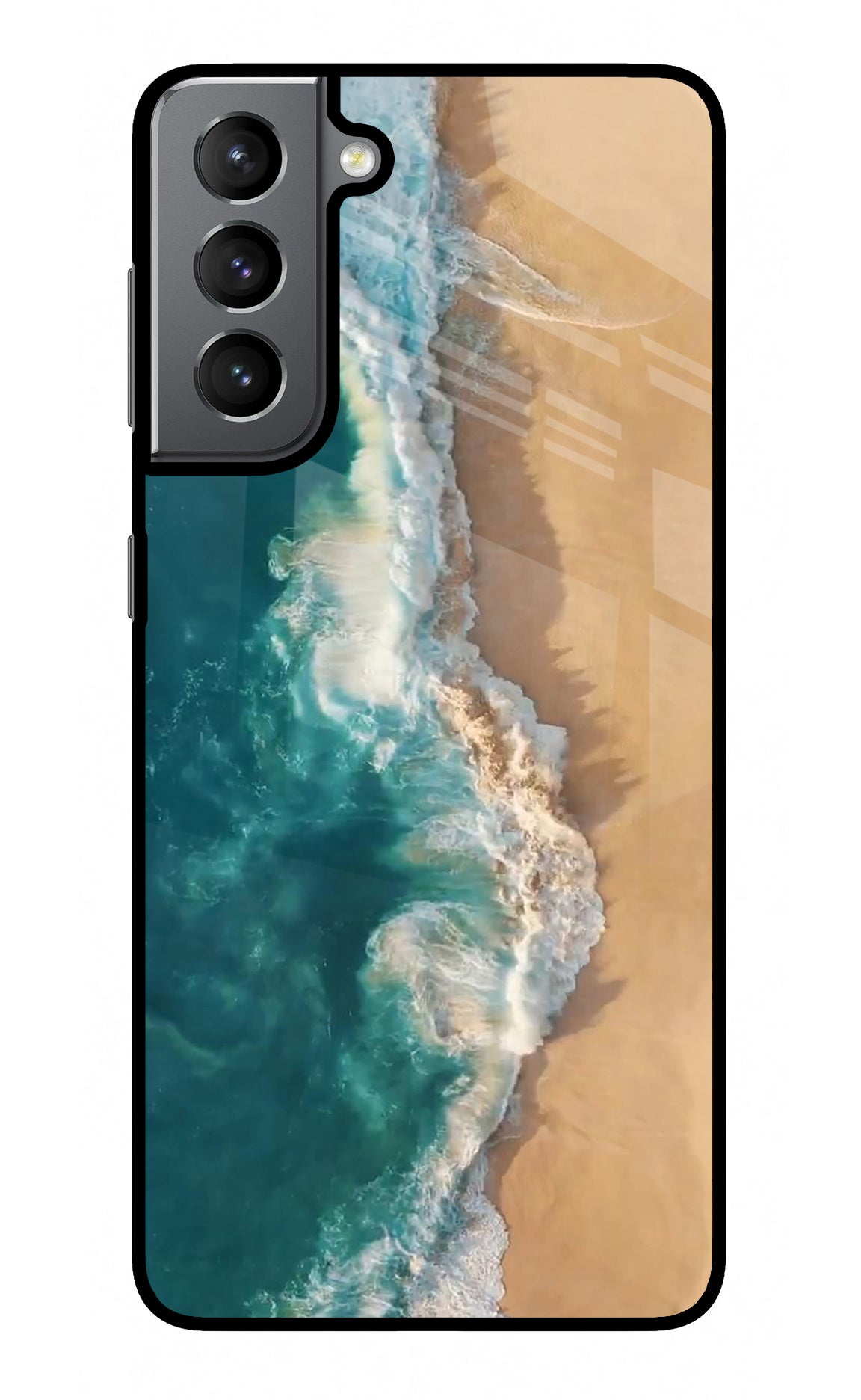 Ocean Beach Samsung S21 Plus Glass Case