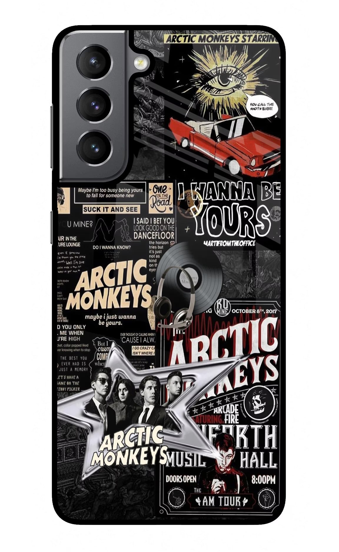 Arctic Monkeys Samsung S21 Plus Glass Case Back Cover by Casekaro