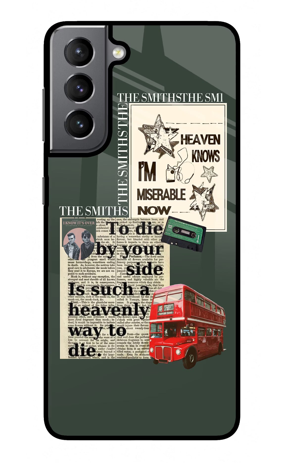 The Smiths Samsung S21 Plus Glass Case Back Cover by Casekaro