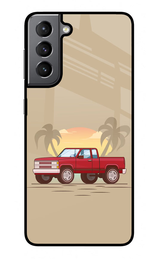 Desert Classic Drive Samsung S21 Plus Glass Case