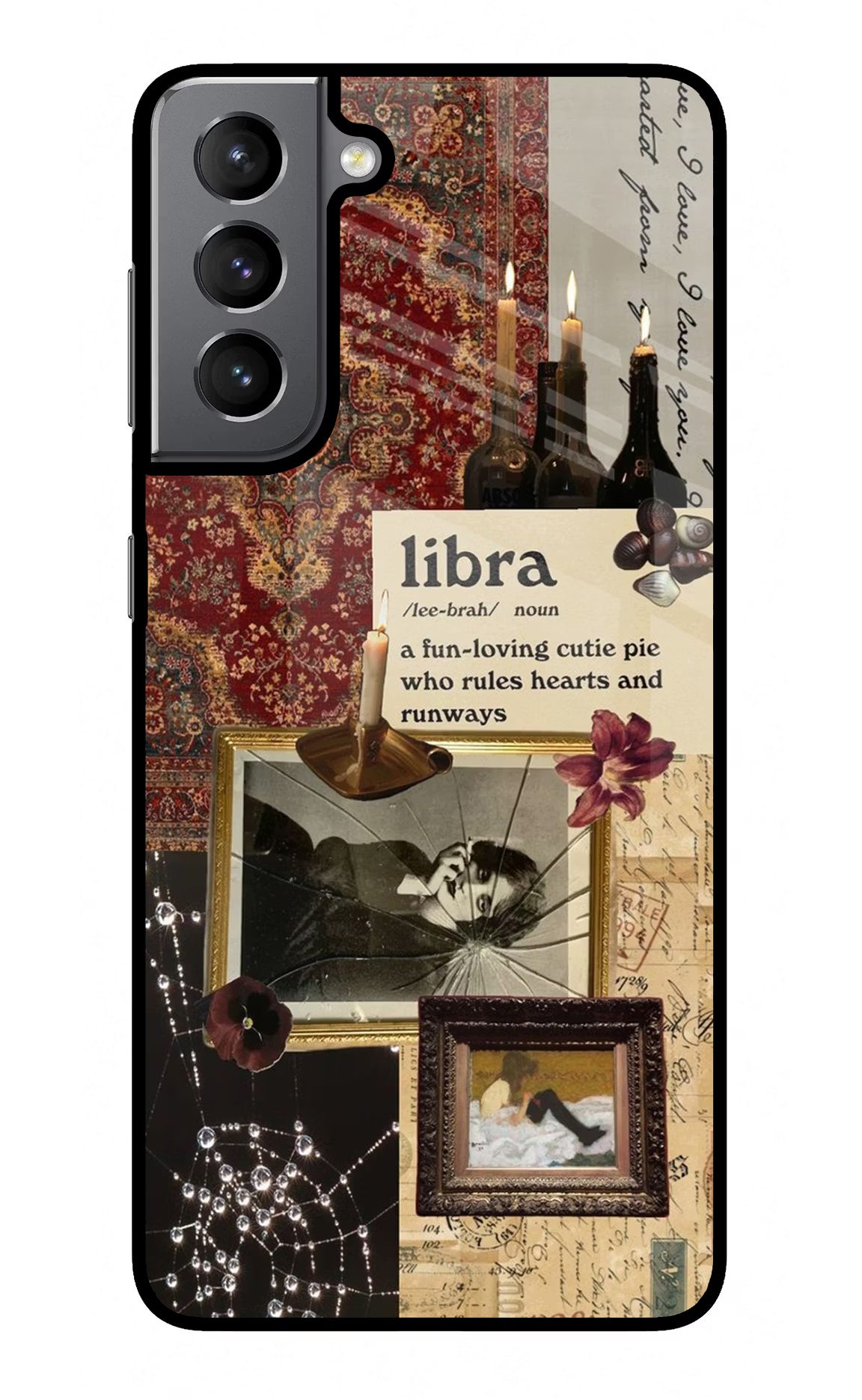 Libra Zodiac Samsung S21 Plus Glass Case