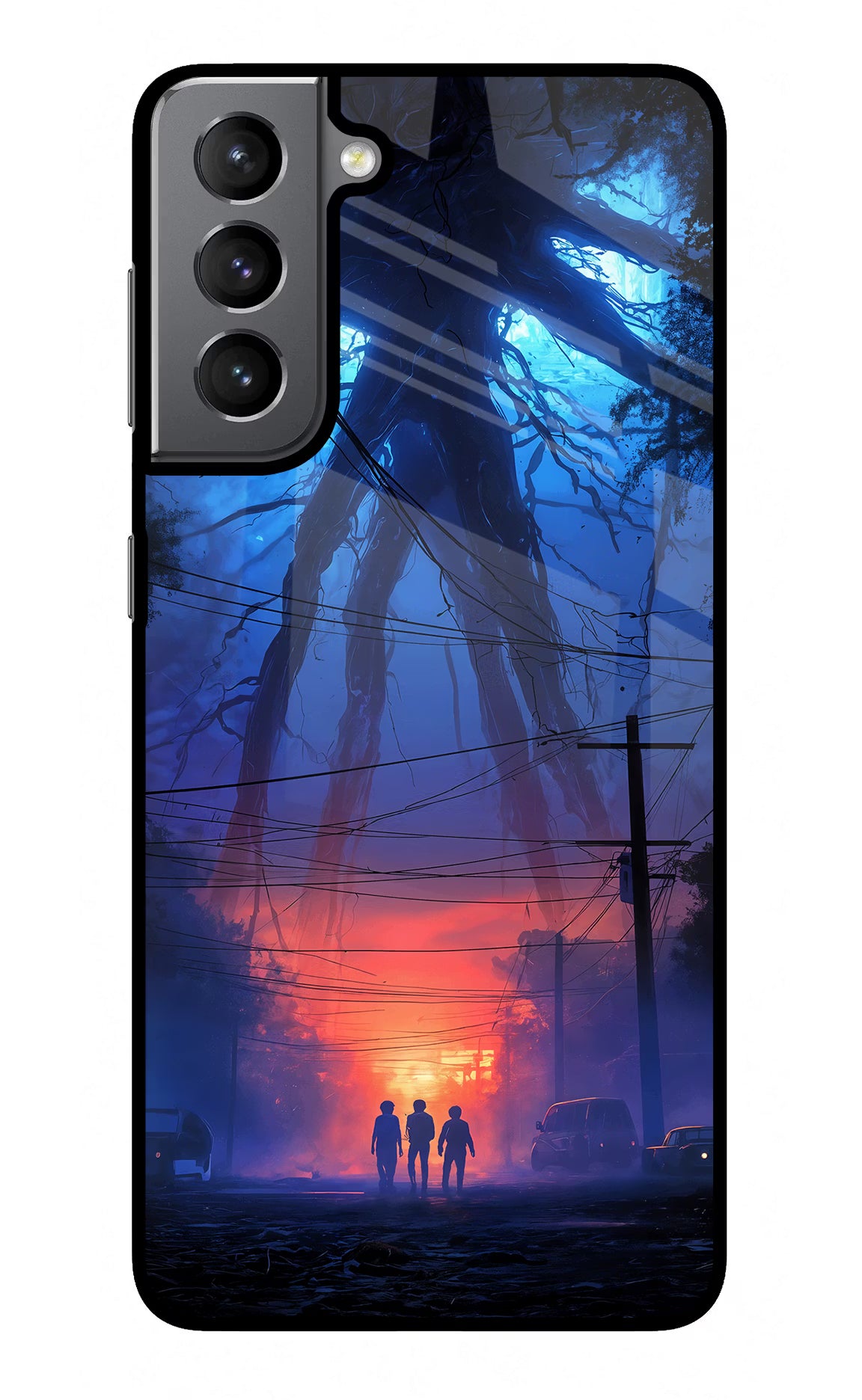 Ordinary Things Shadow Samsung S21 Plus Glass Case Back Cover by Casekaro