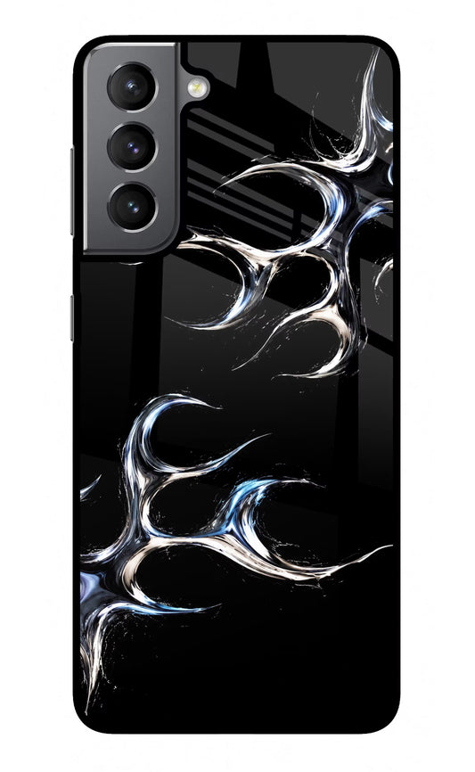 Chrome Tribal Samsung S21 Plus Glass Case