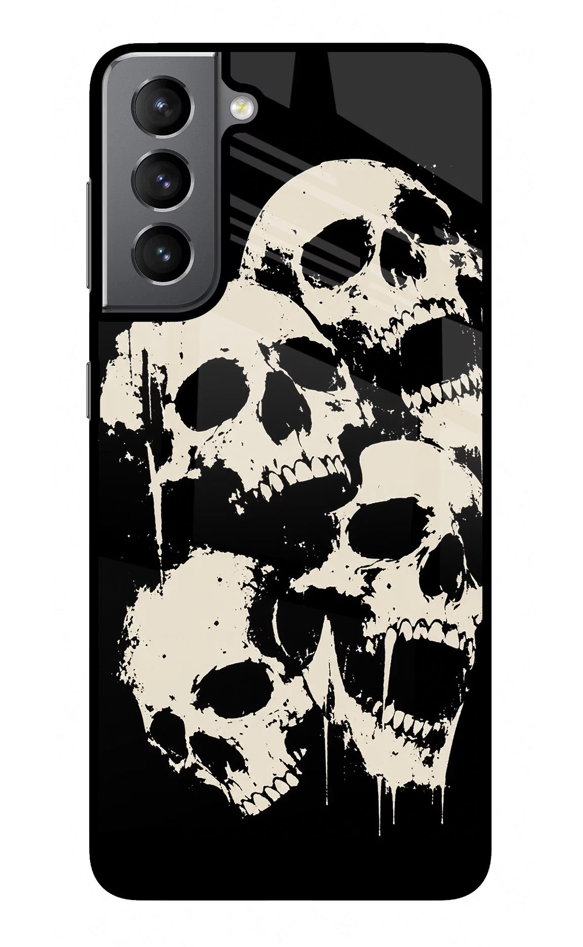Dead Stack Samsung S21 Plus Glass Case Back Cover by Casekaro
