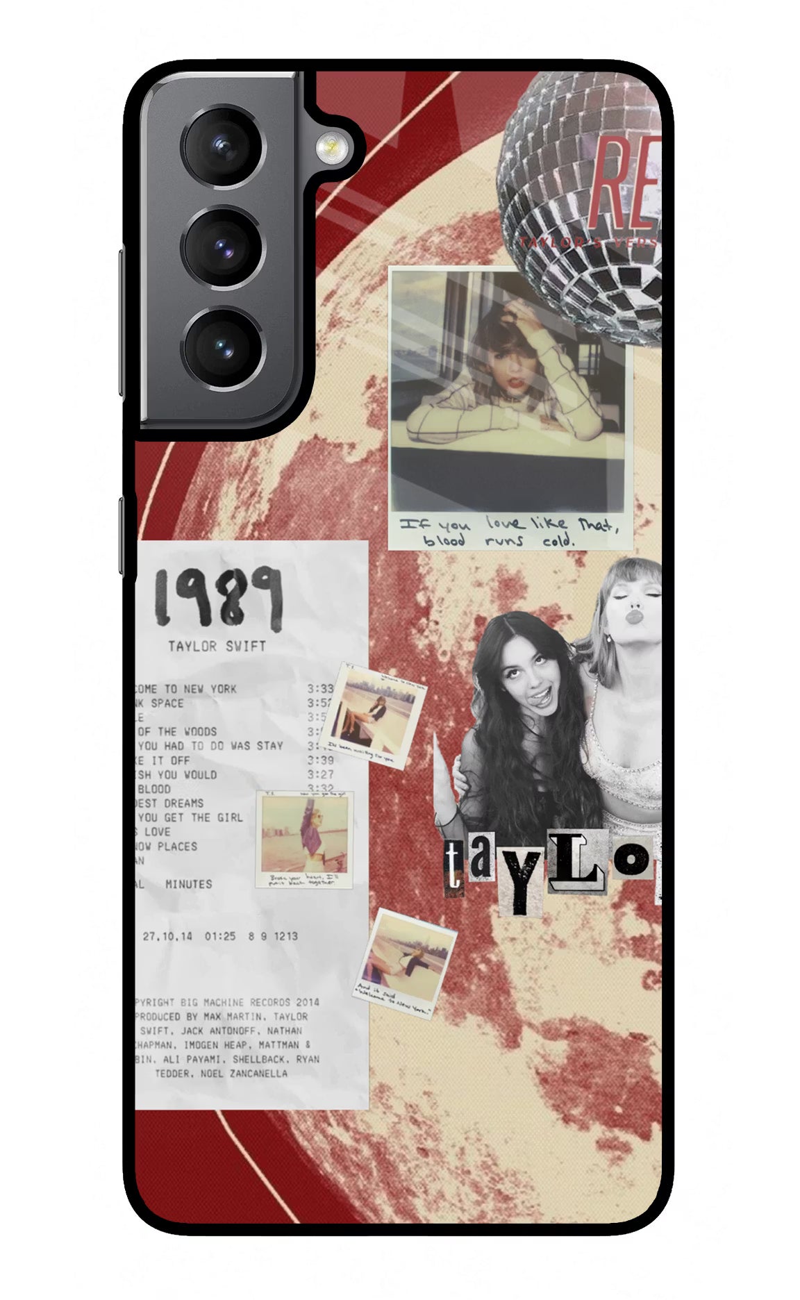 Taylor Swift Samsung S21 Plus Glass Case