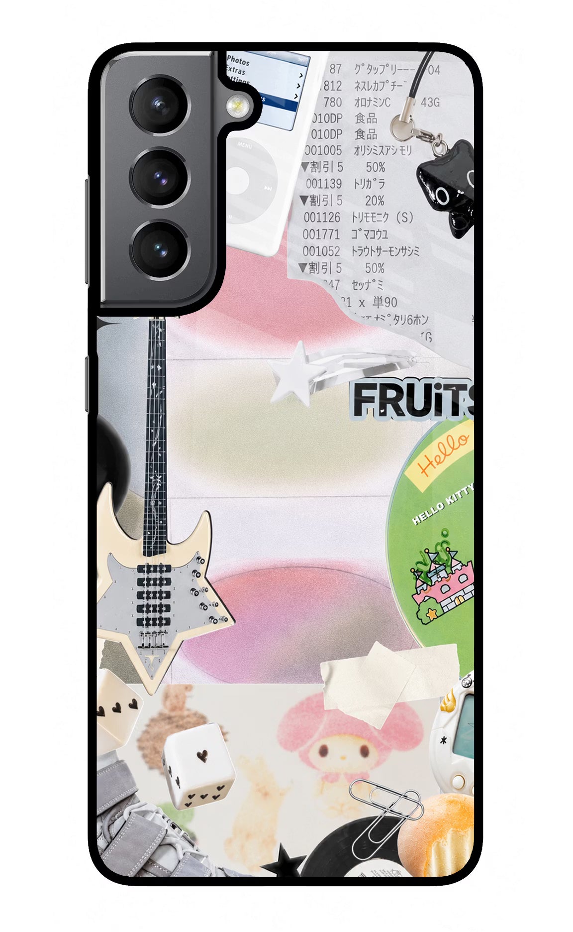 Softcore case Samsung S21 Plus Glass Case Back Cover by Casekaro