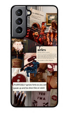 Zodiac Aries Samsung S21 Plus Glass Case