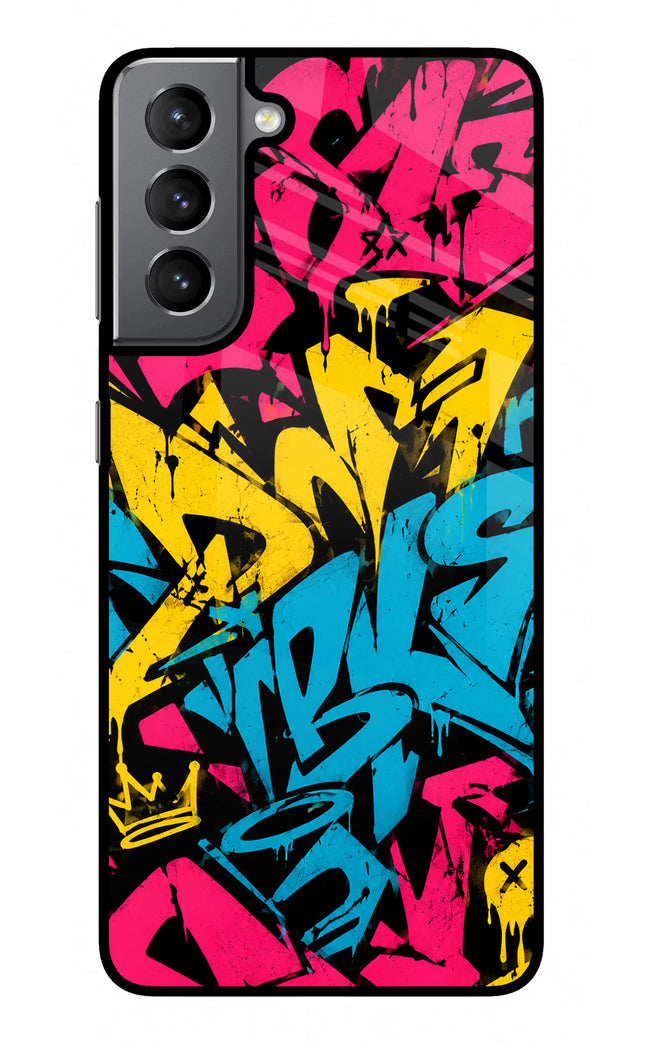 Graffiti Vibe Samsung S21 Plus Glass Case