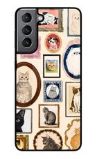 Mirror Cats Samsung S21 Plus Glass Case