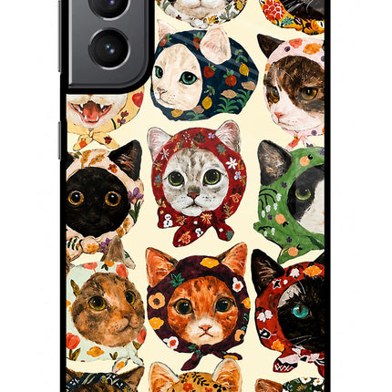 Cool Cat Samsung S21 Plus Glass Case