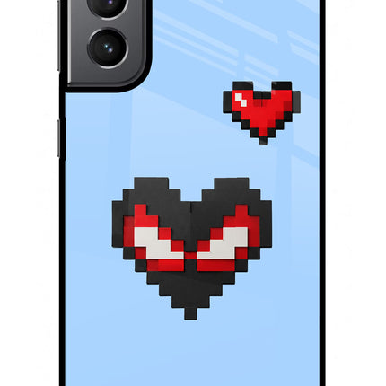 Peter Heart Samsung S21 Plus Glass Case