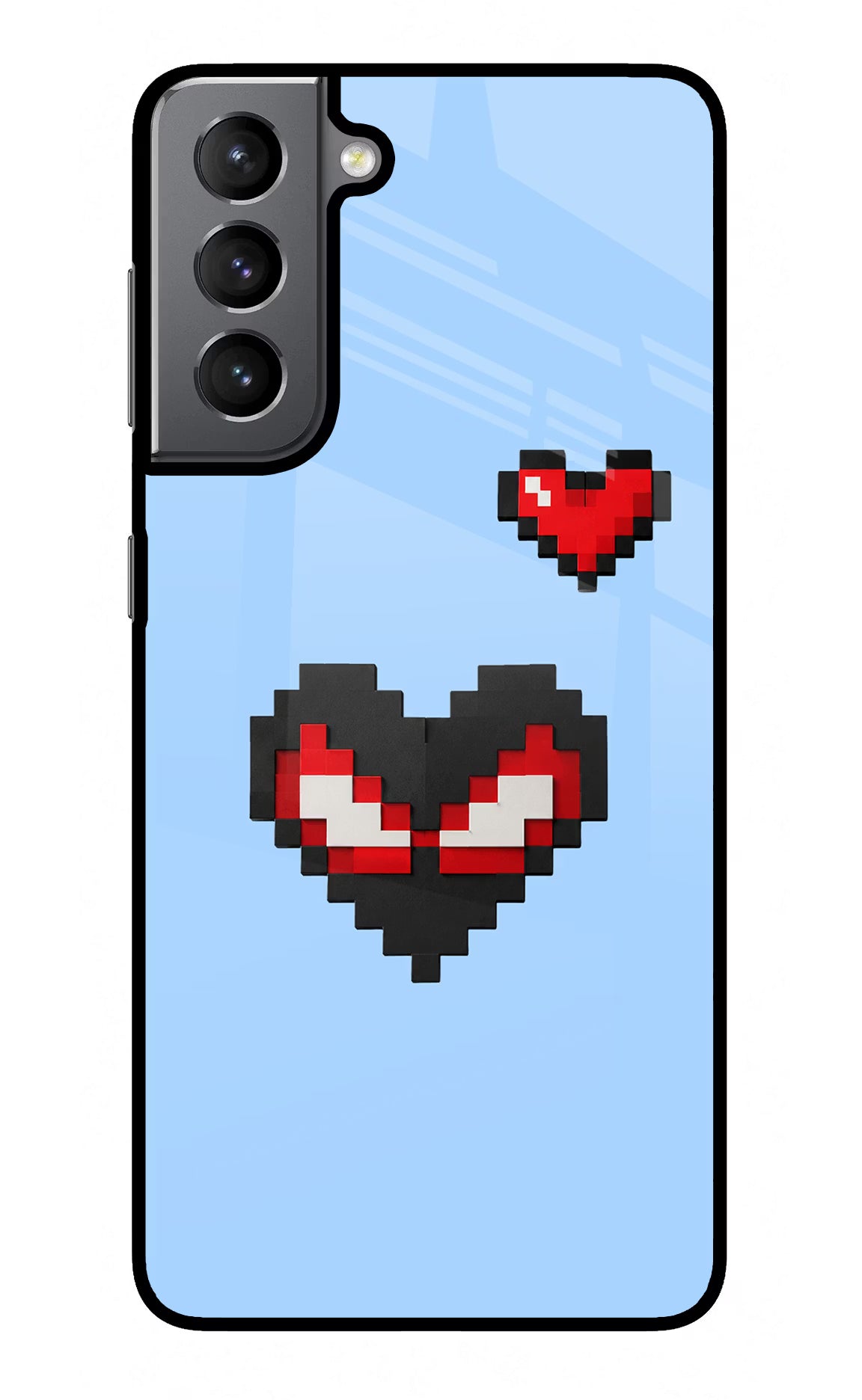 Peter Heart Samsung S21 Plus Glass Case
