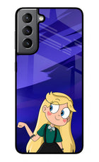 Star Glow Samsung S21 Plus Glass Case