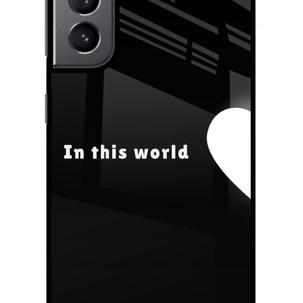 This World Samsung S21 Plus Glass Case