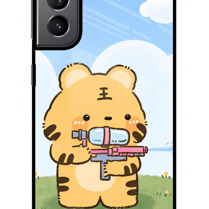 Tiger Treat Samsung S21 Plus Glass Case