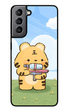Tiger Treat Samsung S21 Plus Glass Case
